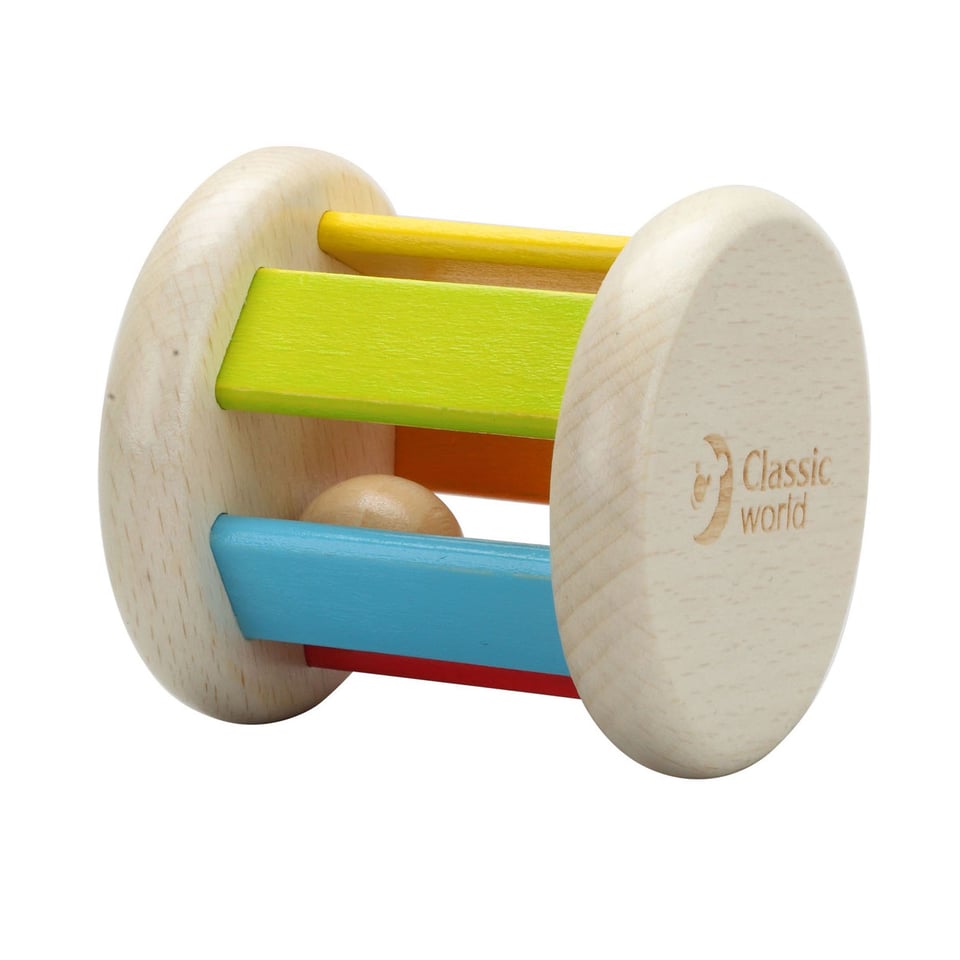 Houten Rammelaar Rond (Classic World)