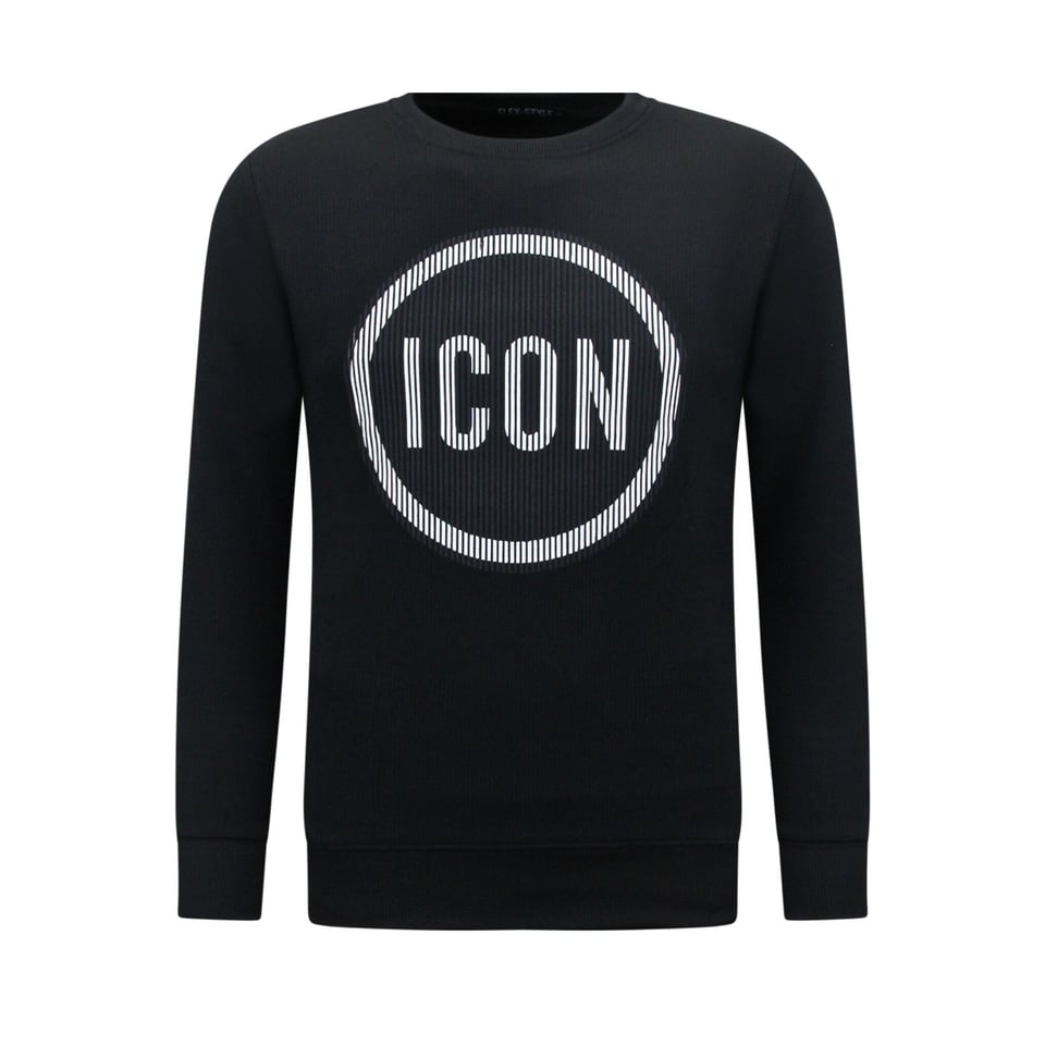 Herentrui ICON - Heren Sweater - Zwart