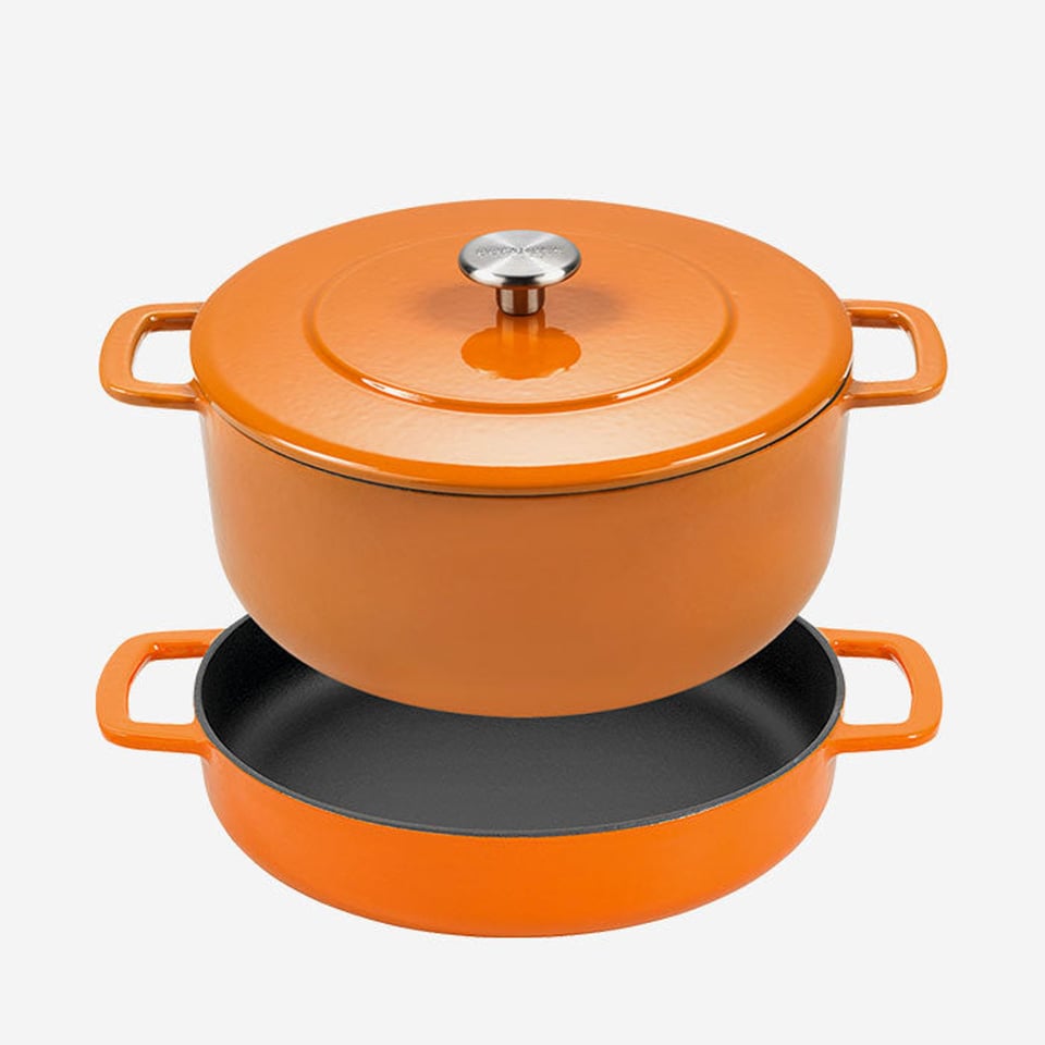 Combideal Dutch Oven + Sous chef pan Combekk - gerecycled
