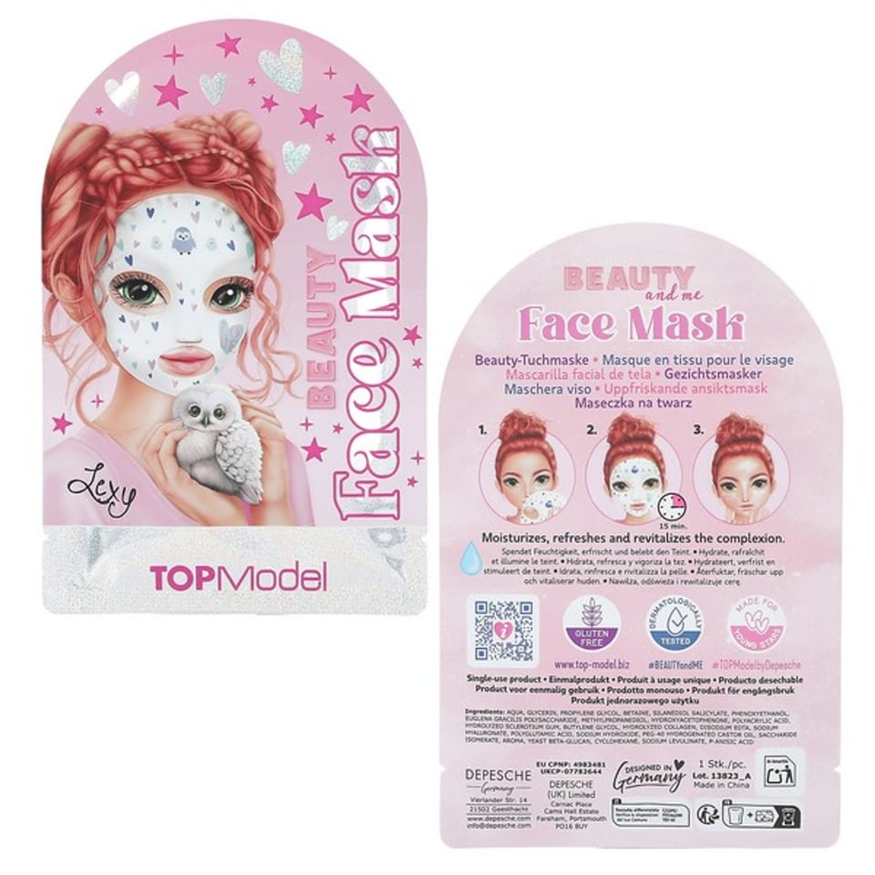 TOPModel Gezichtsmasker Beauty and Me Lexy
