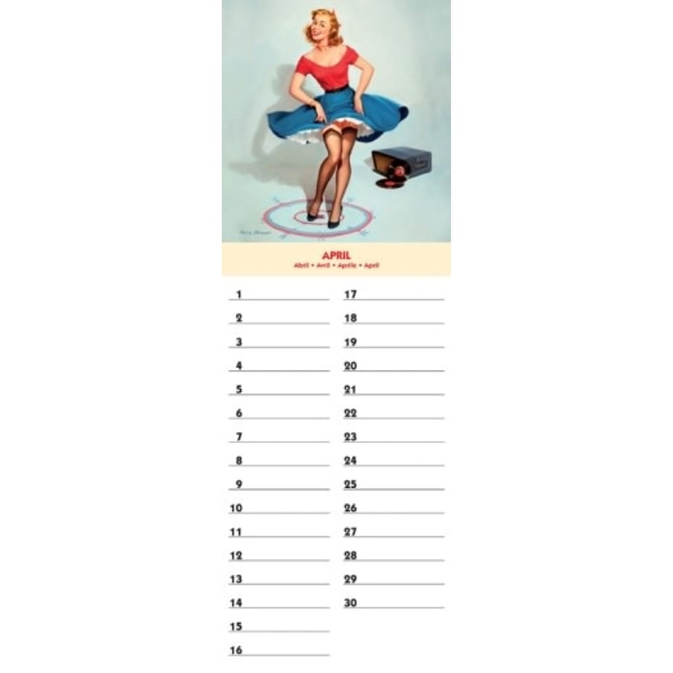 Pin Up History Verjaardagskalender
