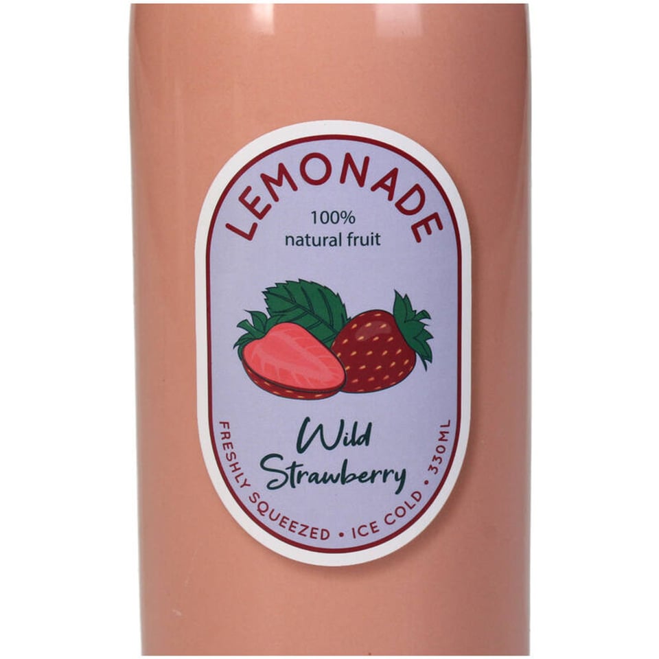 Vaas Fles Strawberry