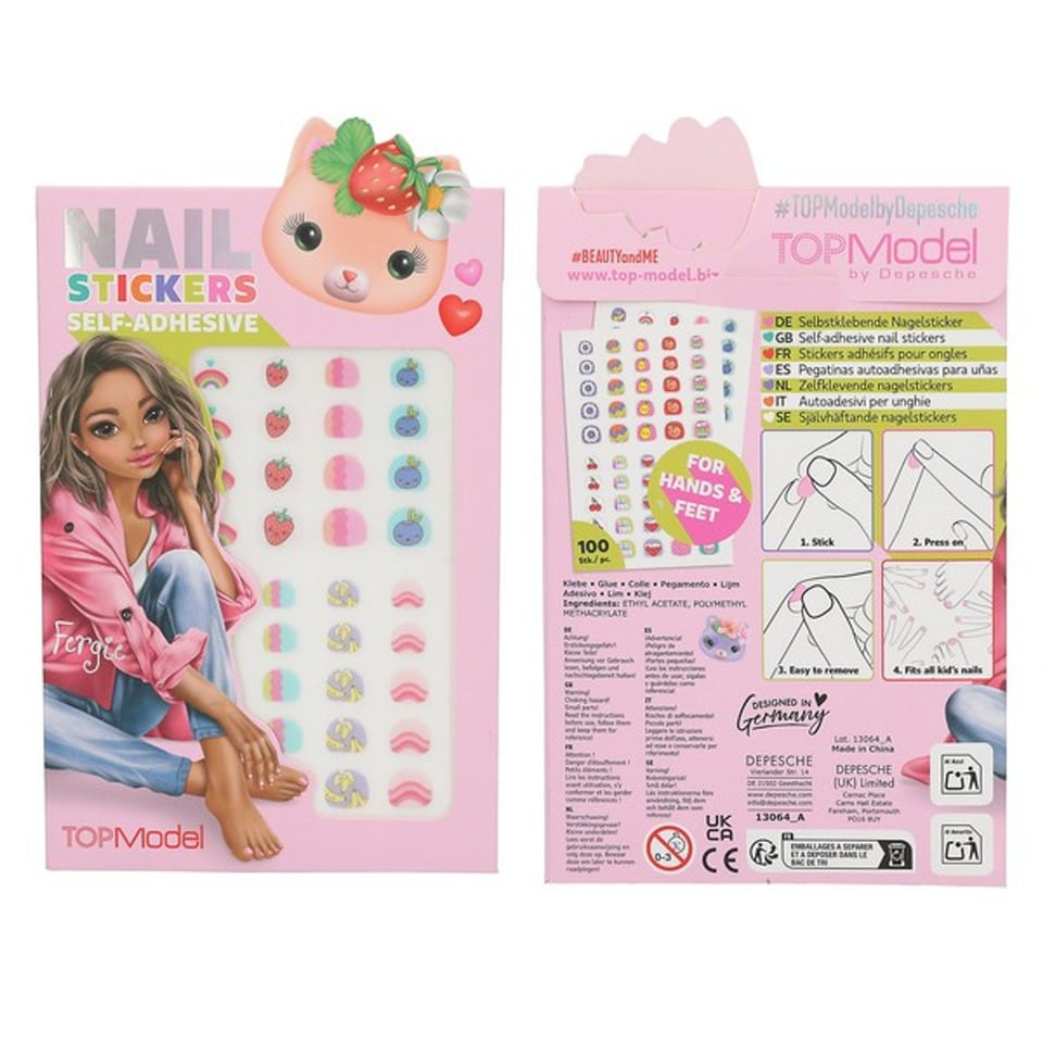 TOPModel Nagelstickers Fergie