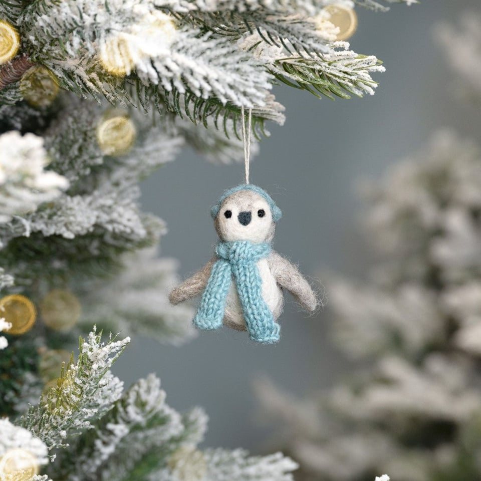 Hanger Pinguin IJsblauw