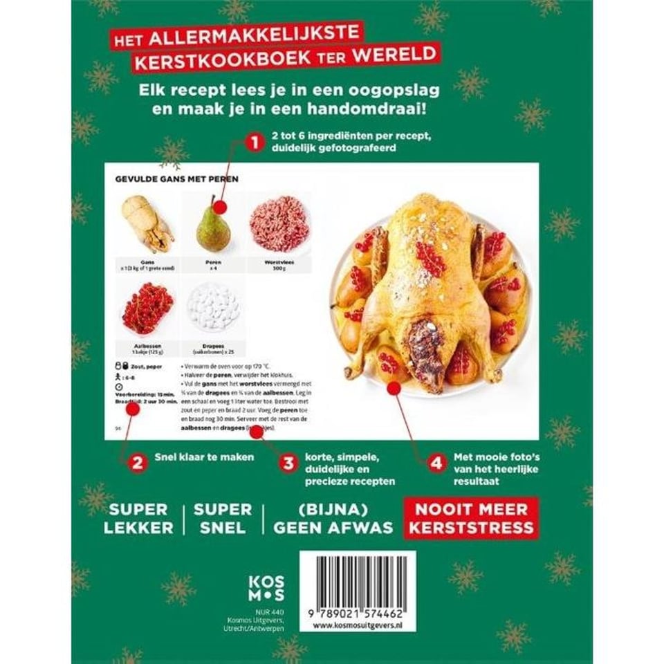 Simplissime Het Allermakkelijkste Kerstkookboek ter wereld (Dutch Edition)