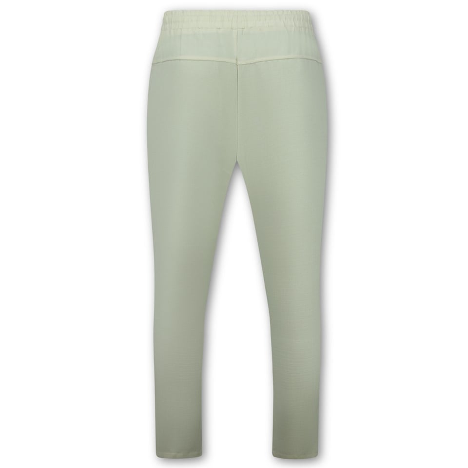 Linnen Zomerset Heren - Linnen Twinset - Linnen Overhemd Heren - Zomer Broek Heren - MG-012 - Beige
