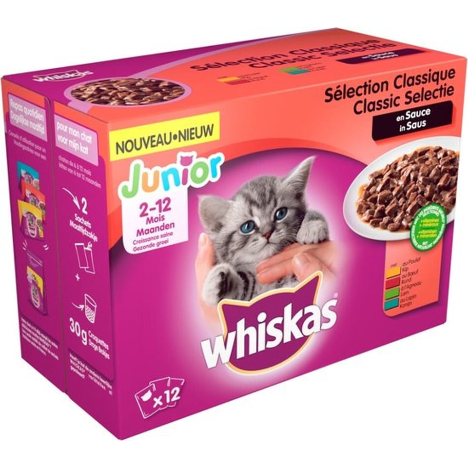 Whiskas Junior Classic In Saus