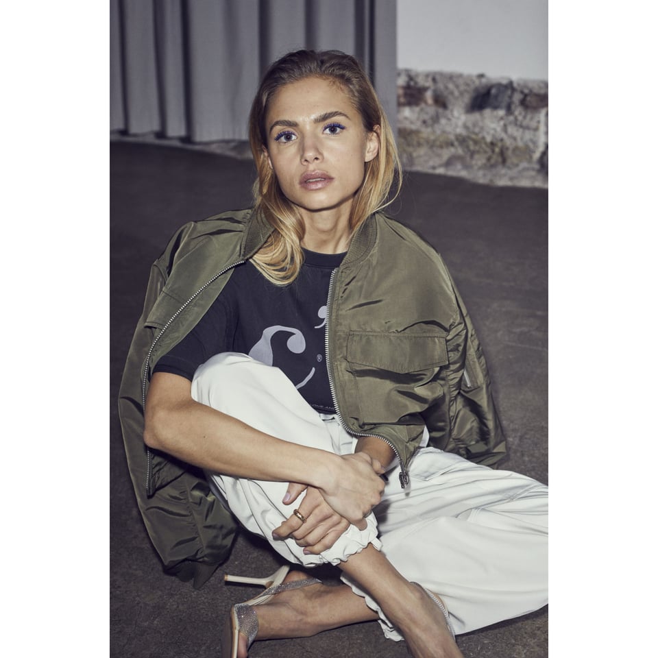 Co'Couture Trice Crop Jacket - Army