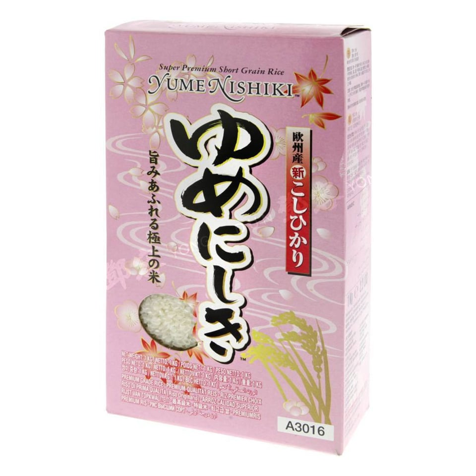 Yume Nishiki Japanse Short Grain Sushi Rijst 1kg
