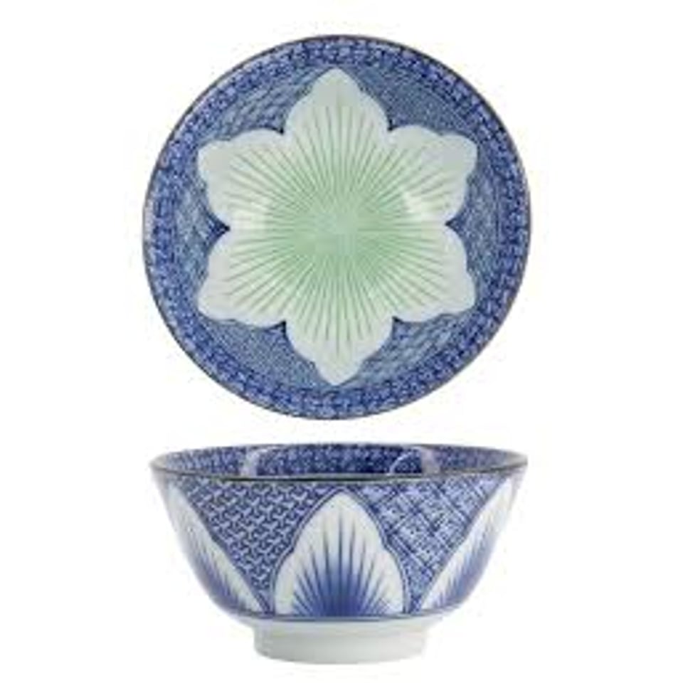 Tokyo Bowl Lily Flower 300 Ml Blue