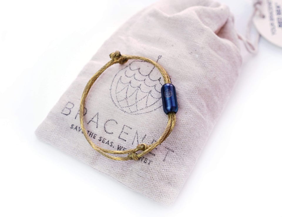 Bracenet upcycled fishing nets bracelet - Wadden Sea
