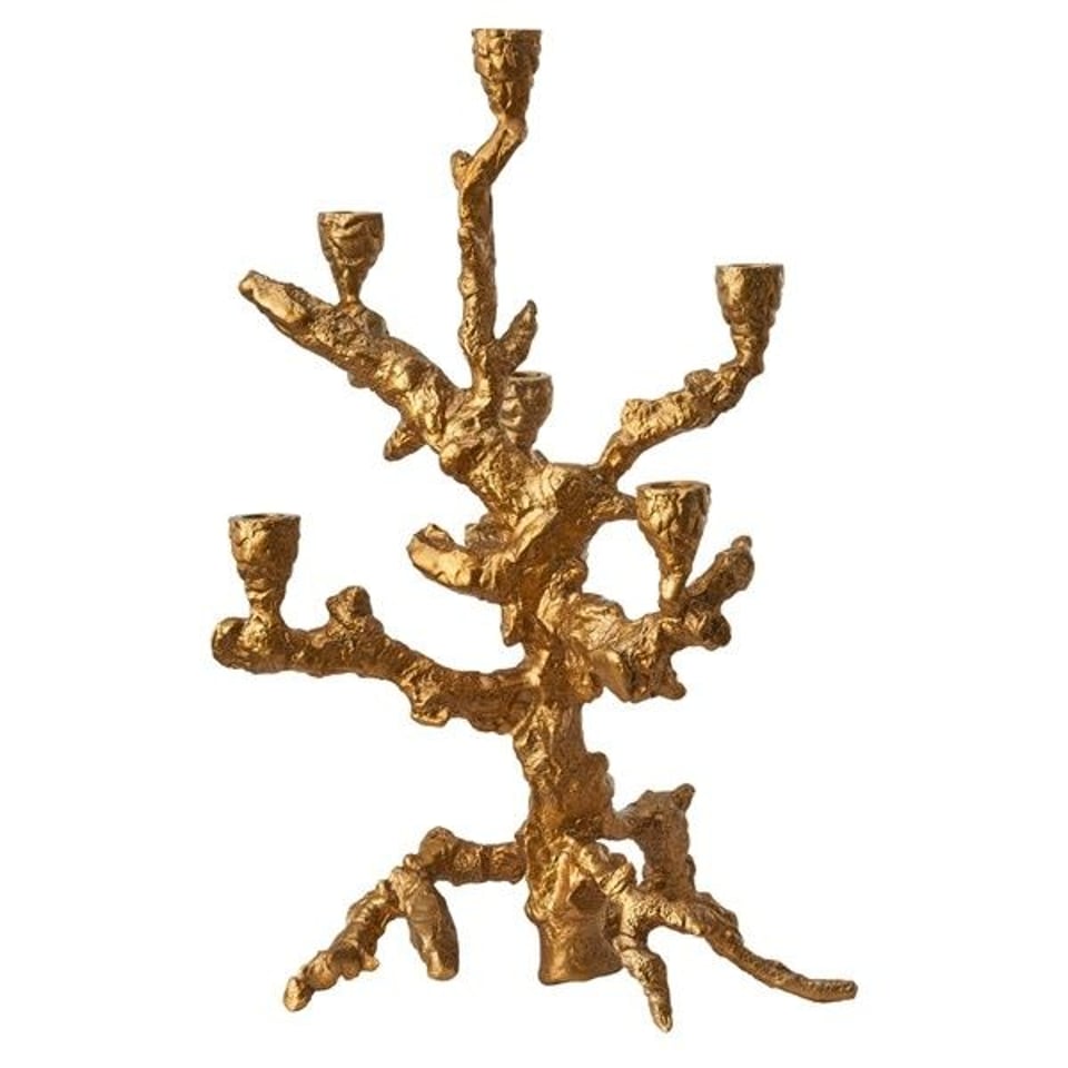 Kandelaar Apple Tree Gold Aluminium 53cm