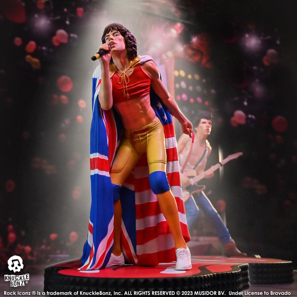 Rock Iconz - The Rolling Stones - Mick Jagger Beeld (Tattoo You Tour 1981)