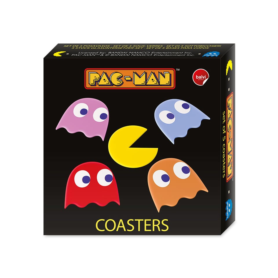 Balvi Pac-Man Onderzetters