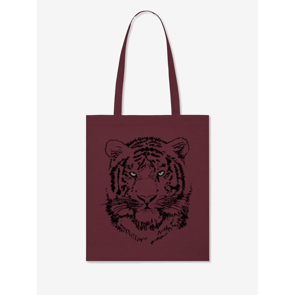 Black Tiger Tote Bag