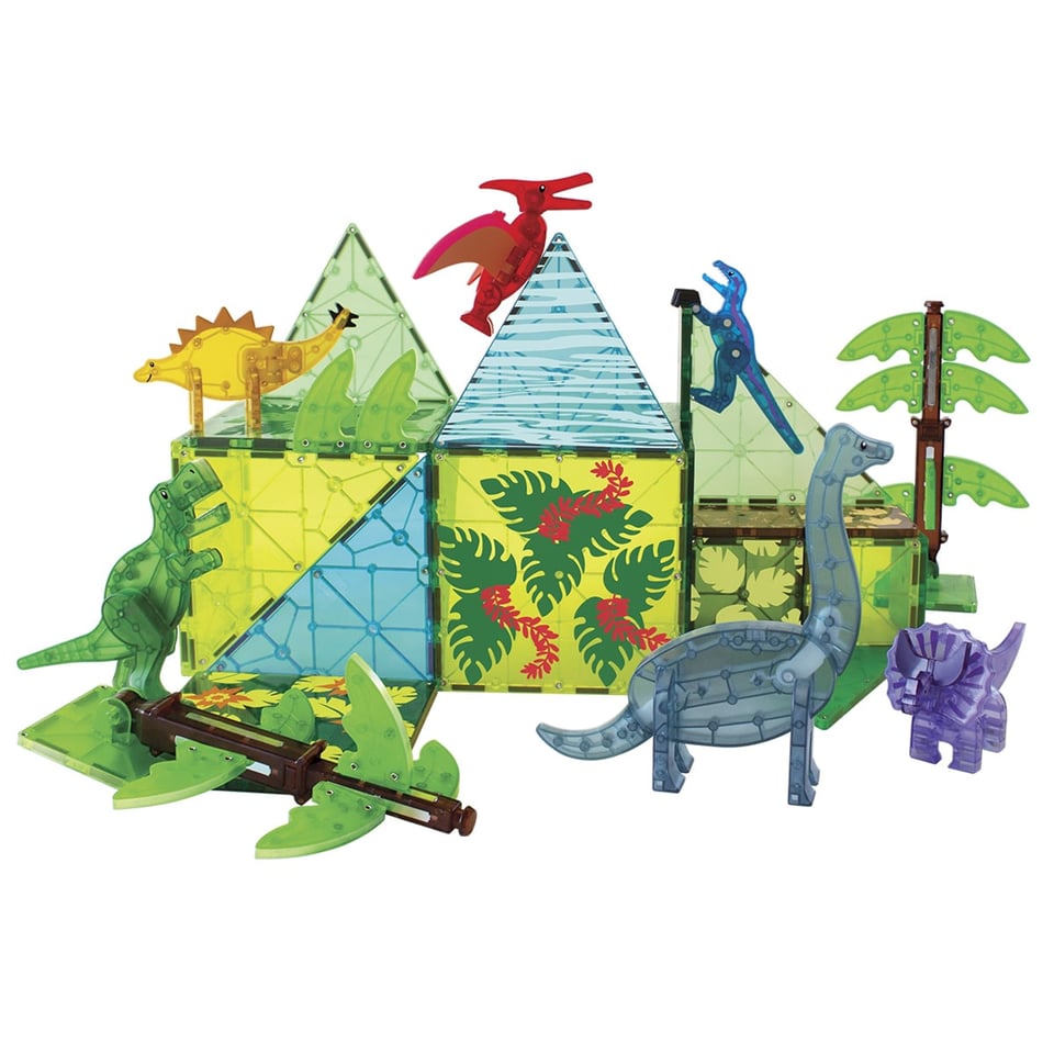 Magna-Tiles Magnetische Tegels Dino World XL (50 Stuks)