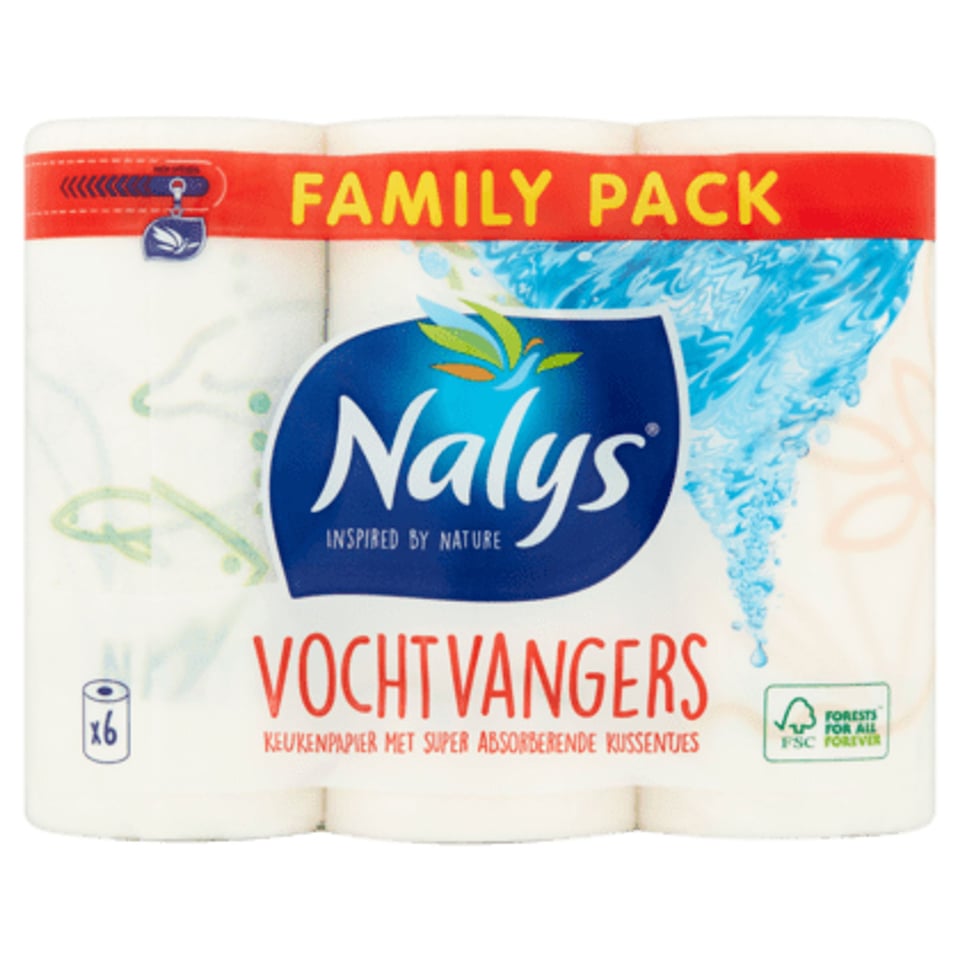 NALYS Vochtvangers Keukenpapier