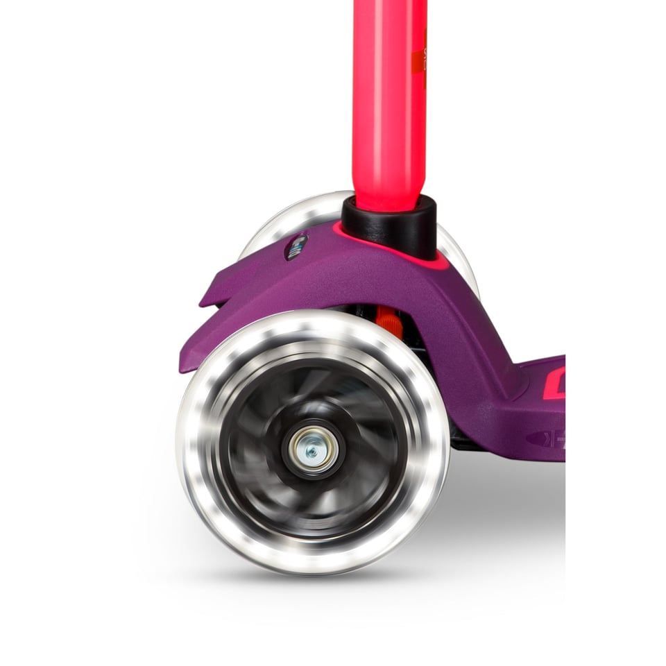 Maxi Micro Step Deluxe LED Paars Roze Neon