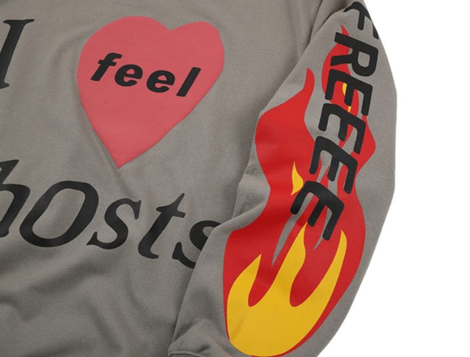 K West KIDS SEE GHOSTS Sweatshirt