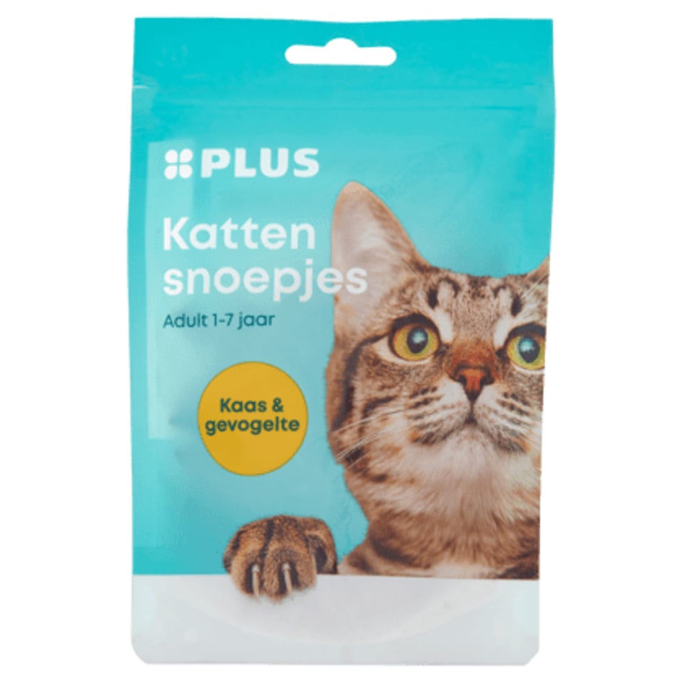 PLUS Kattensnoepjes Kaas en Gevogelte