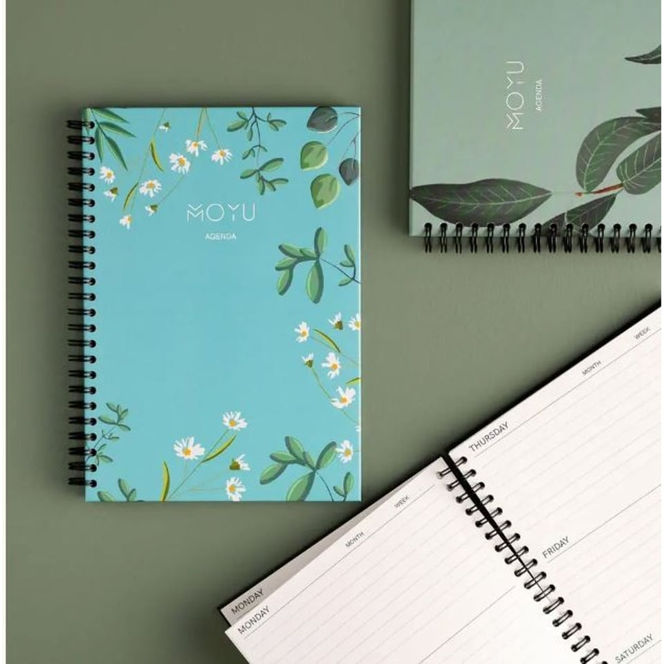 MOYU Agenda Dear Daisy Steenpapier Uitwisbaar A5 Ringband Agenda