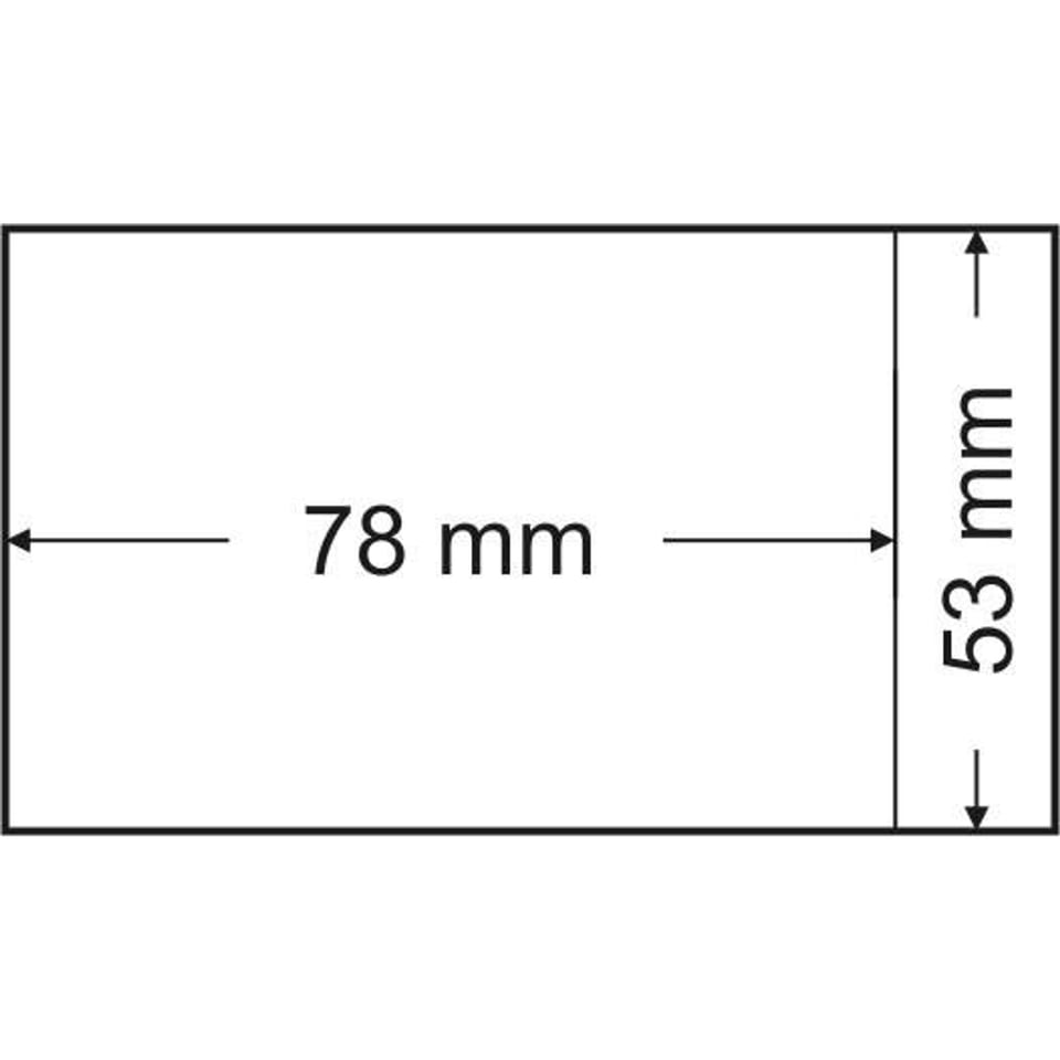 Pergamijnzakjes 53 X 78 Mm - 500 Stuks