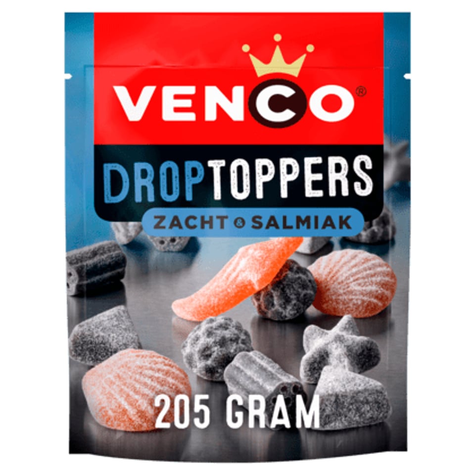 Venco Droptoppers Zacht & Salmiak
