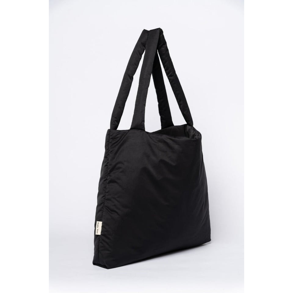 Black Puffy Mom Bag