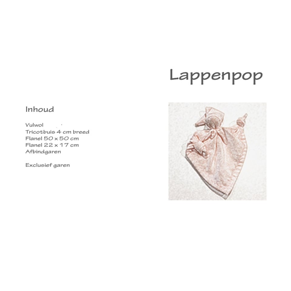 Lappenpop Pakket - Roze