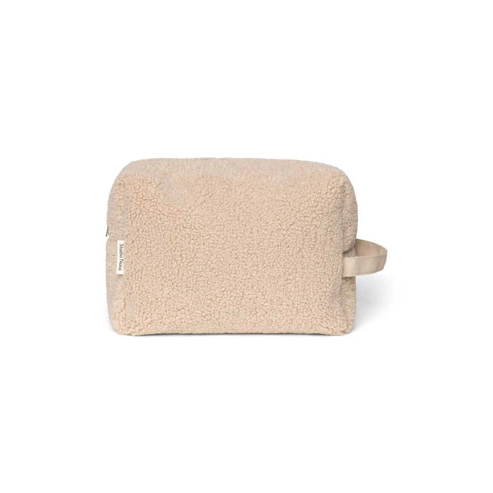 Teddy Toiletry Bag  Ecru - Ecru / OS