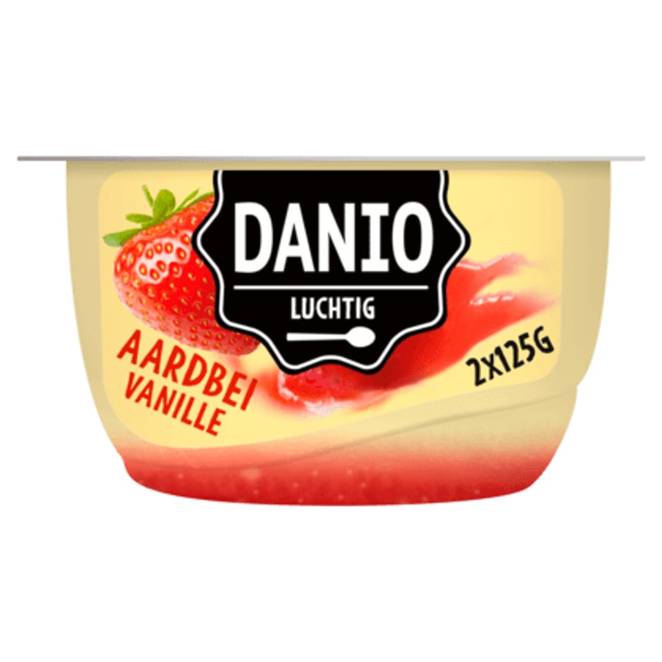 Danio Luchtige Kwark Aardbei Vanille
