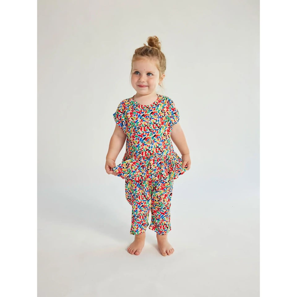Bobo Choses Baby Confetti All Over Woven Harem Pants