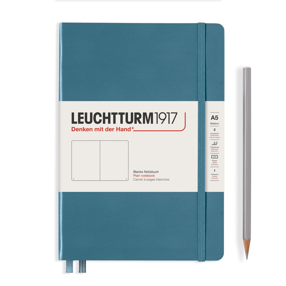 Leuchtturm medium plain notebook (A5) hardcover