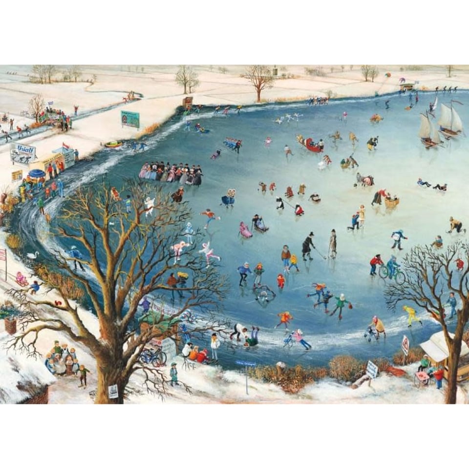 Bekking & Blitz Puzzel Charlotte Dematons IJsbaan 1000 Stukjes