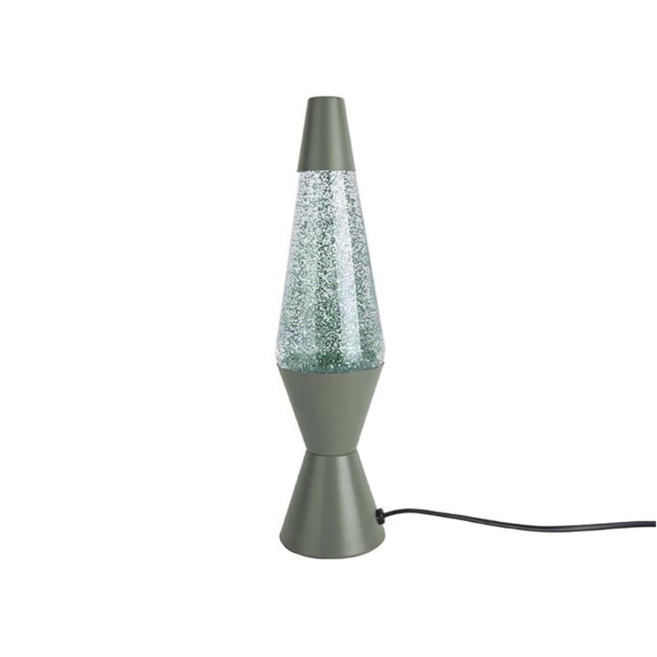 Leitmotiv Lavalamp Glitter Jungle Groen