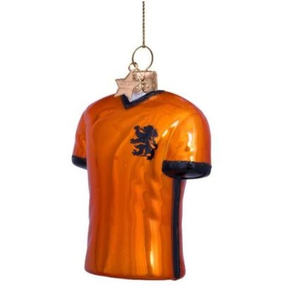 Kerstbal Voetbalshirt Oranje