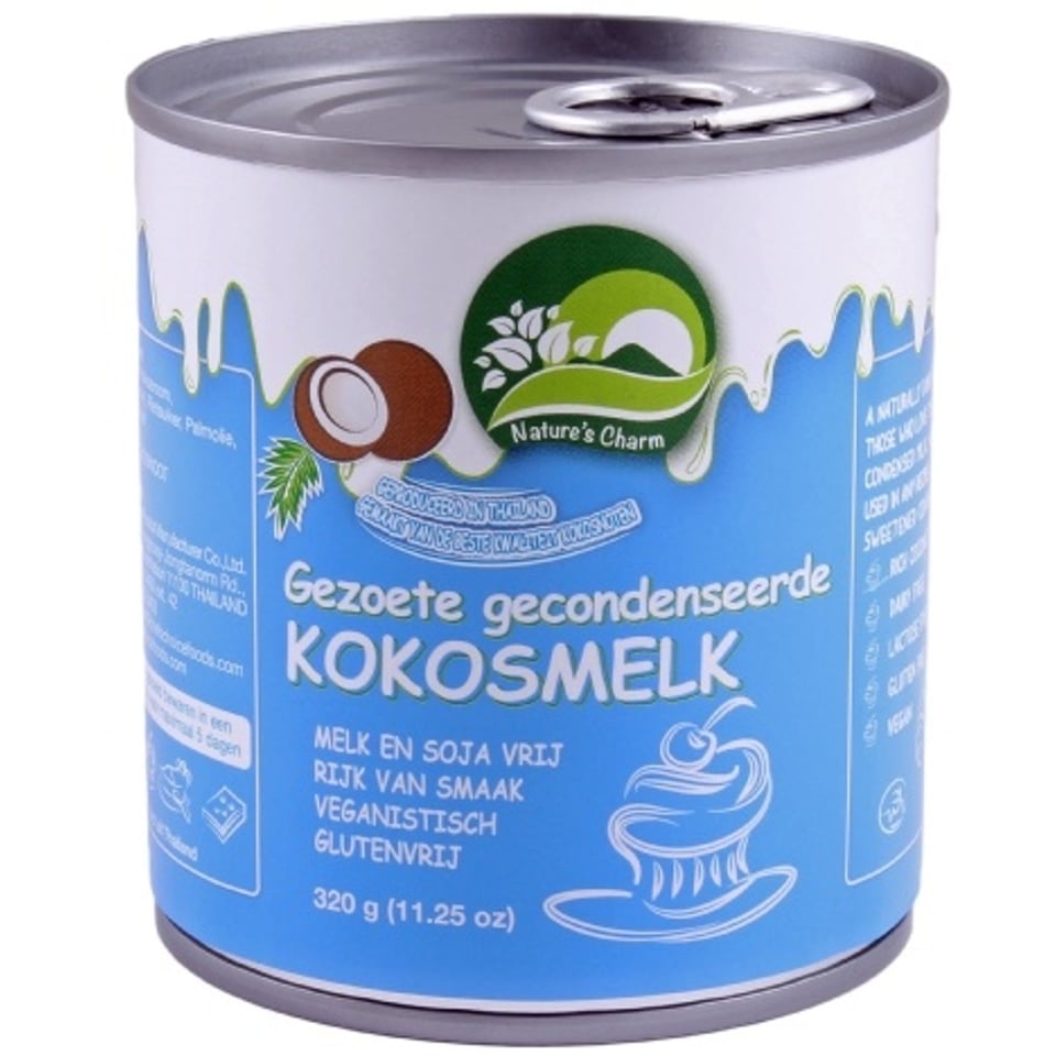 Nature's Charm Gezoete Gecondenseerde Kokosmelk 320g *THT 11.04.2026*