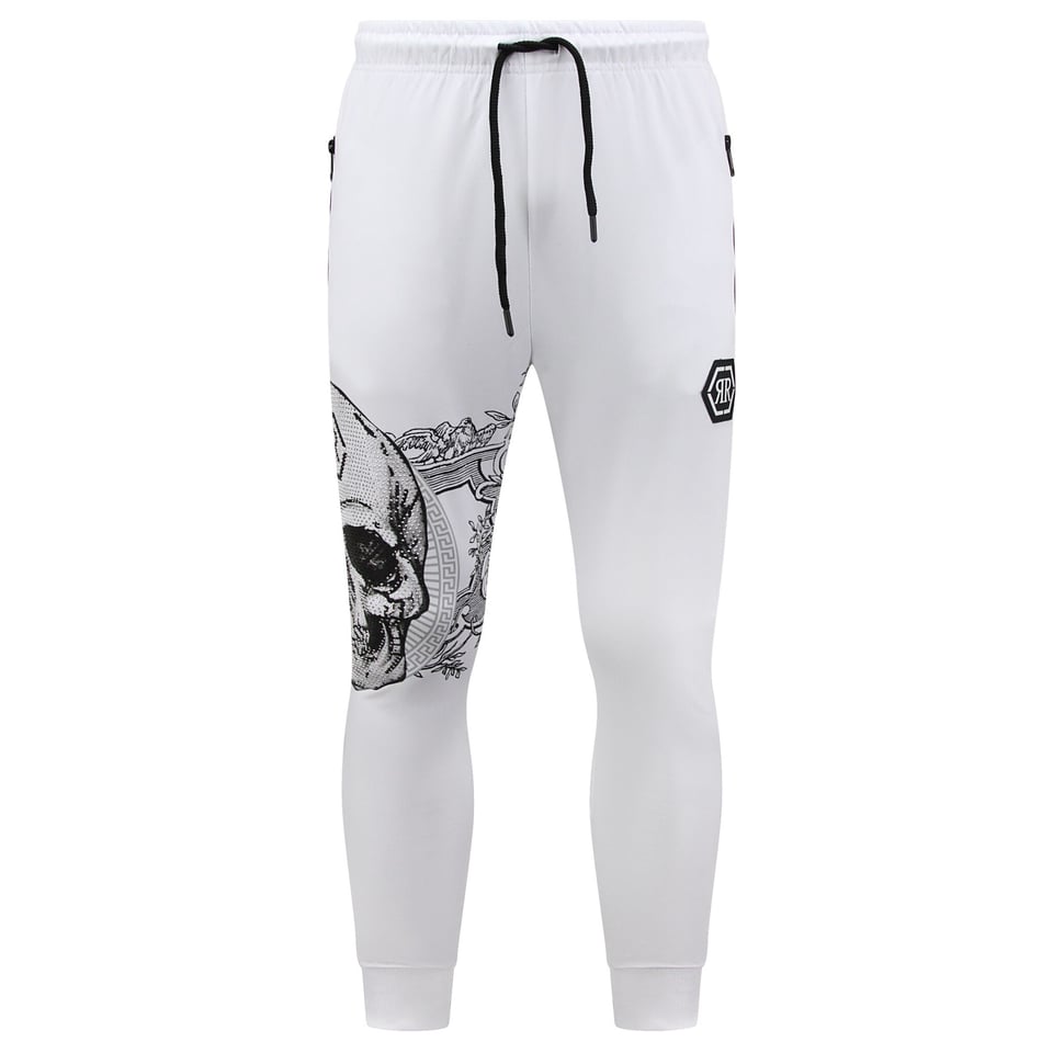 Joggingpak Heren Met Print - Huispak - Traningspak - 2676 - Wit