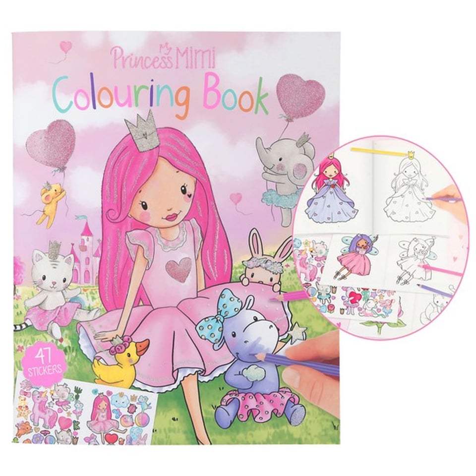Princess Mimi Kleur- en Stickerboek
