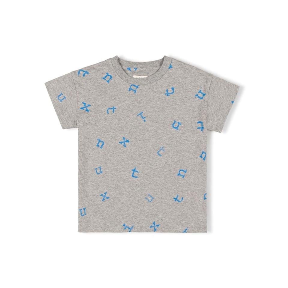 Nixnut Stamp Shirt Grey