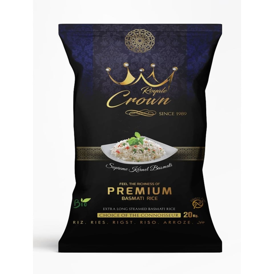 Royal Crown Golden Sella Basmati Rice 1Kg