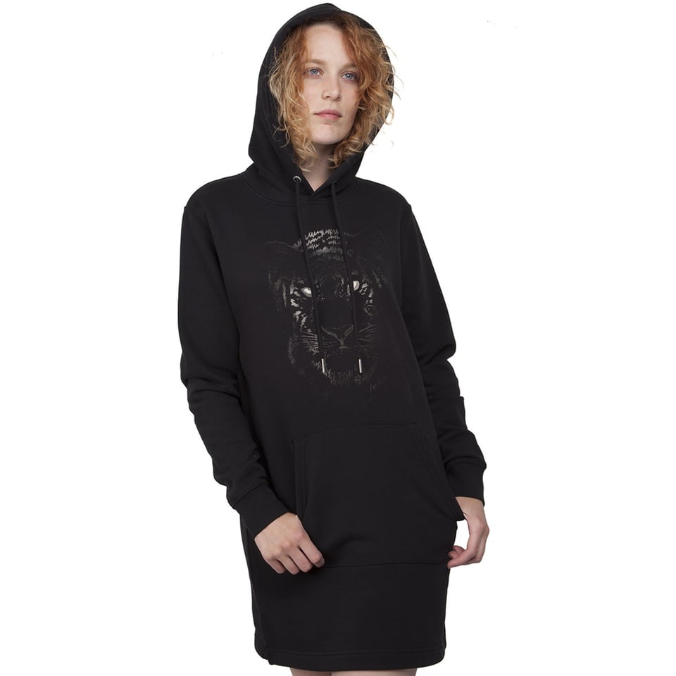 Black Tiger Dress - Hoodie