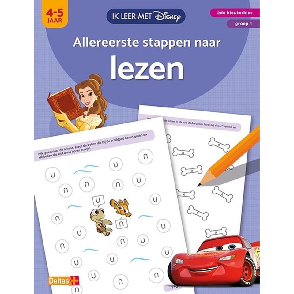 Disney Ik Leer Met - Allereerste Stappen Naar Lezen (4-5 j.)