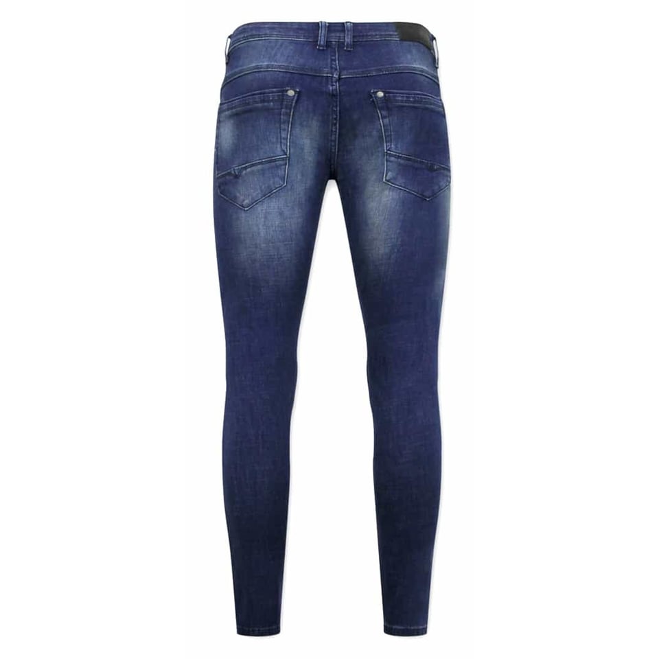 Spijkerbroek Heren Stretch -D-3058 - Blauw