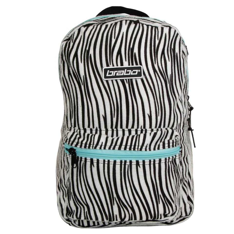 Brabo Backpack Storm Leopard Zebra/Aqua
