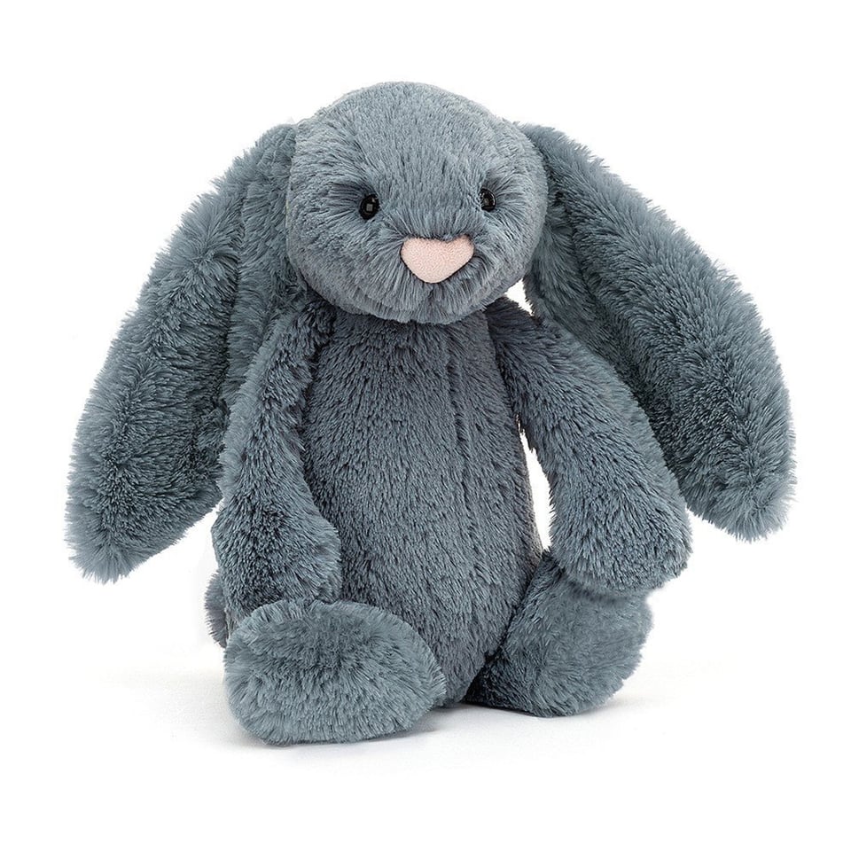 Jellycat Bashful Bunny Dusky Blue - Medium