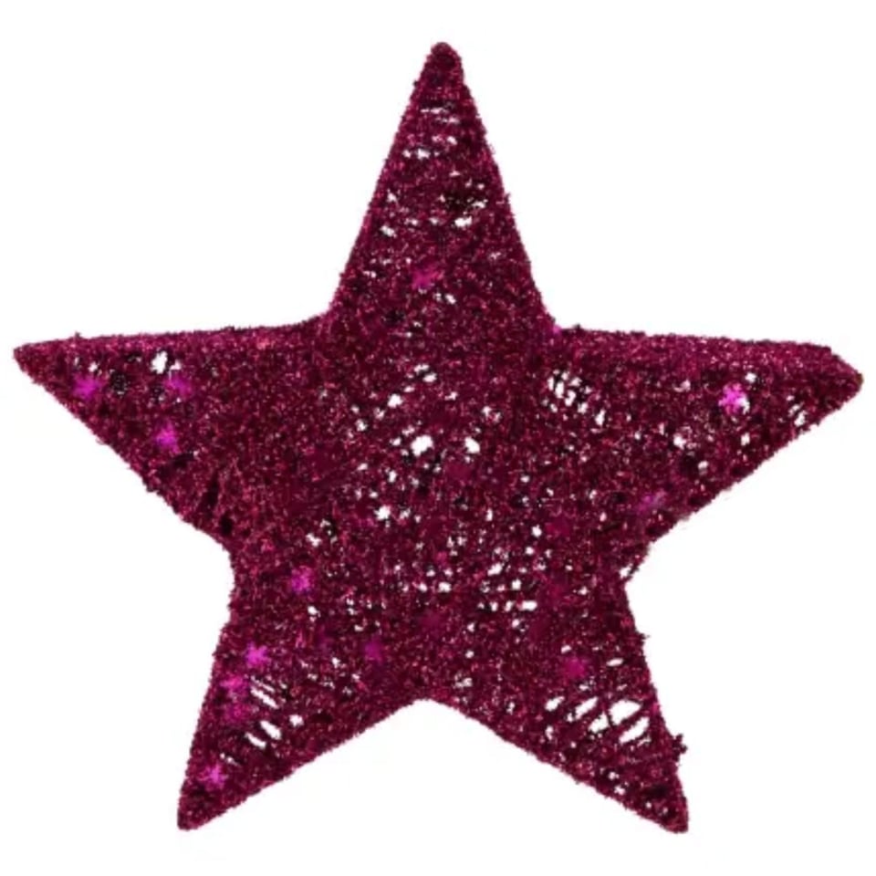 Kerstster 3-D LED 'You Are a Star' in 2 Kleuren en 2 Maten