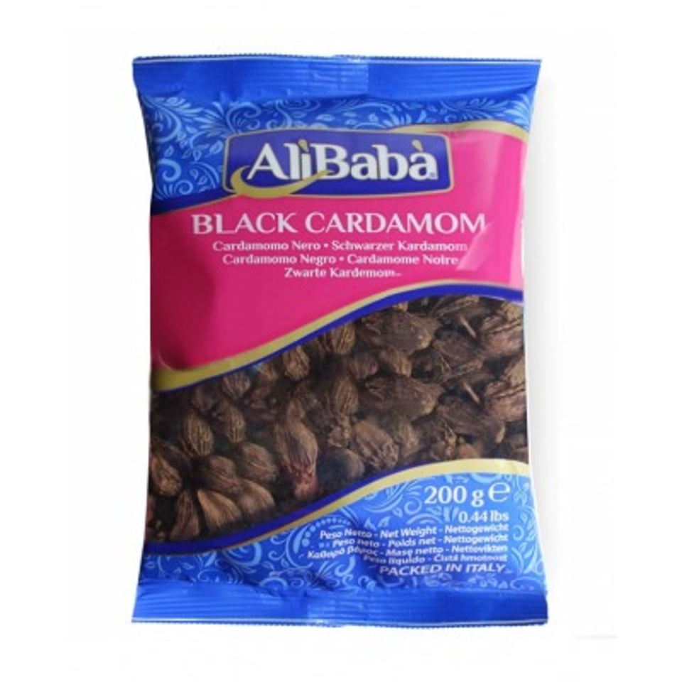 Ali Baba BLACK CARDAMOM (Moti Elaichi) 200 Grams