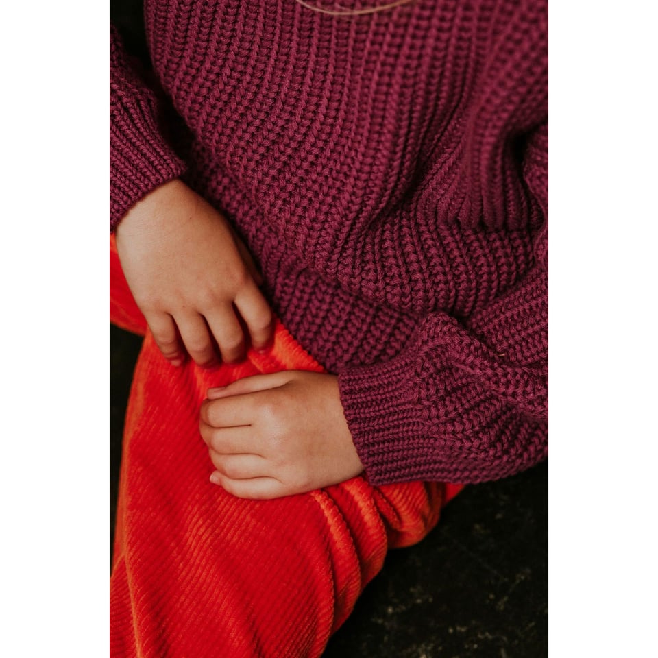 Yuki Kidswear Colour Block Sweater - Parrot