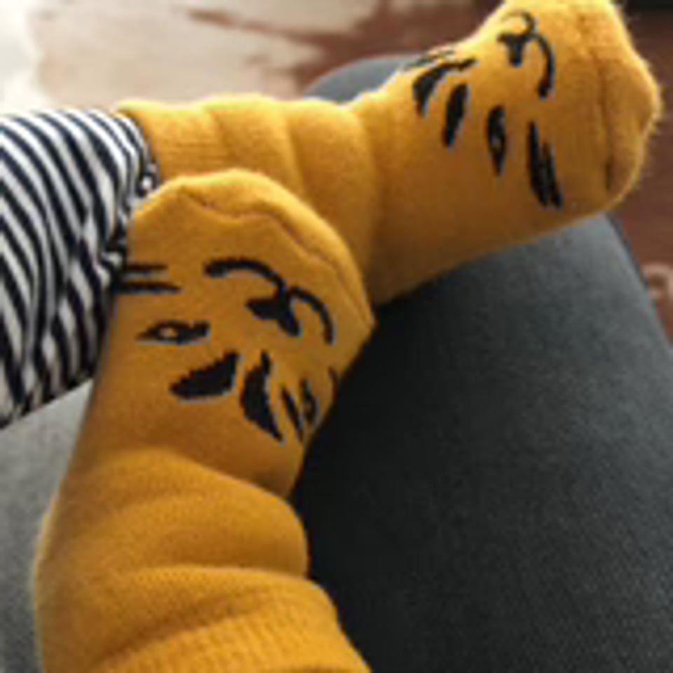 Hektik.cc Soft Baby Booties Lucky the Tiger
